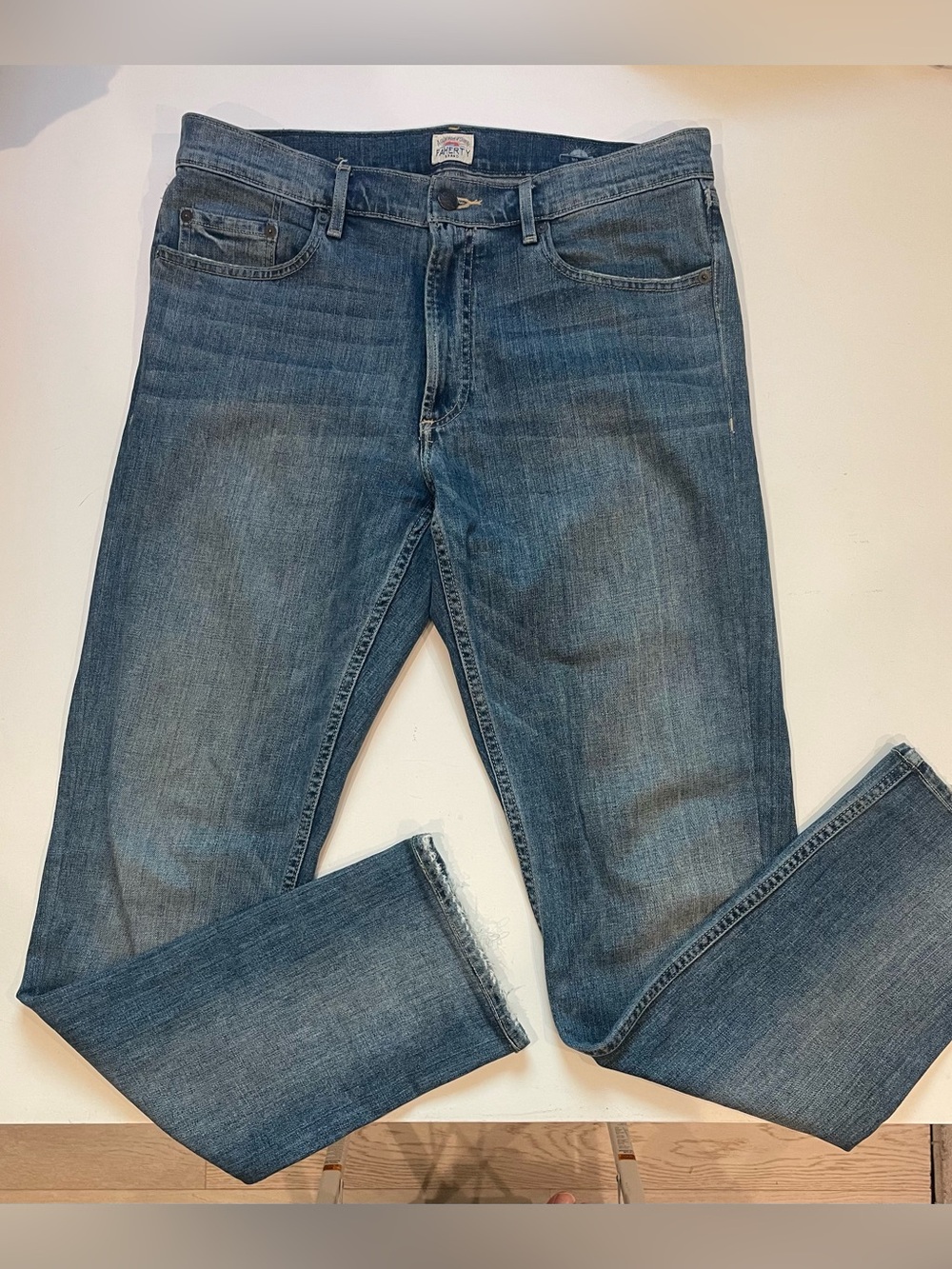 Men’s Faherty Indigo Dyed Denim - 33x32